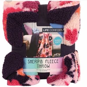 Life Comfort Kid’s Ultimate Sherpa Fleece throw new
